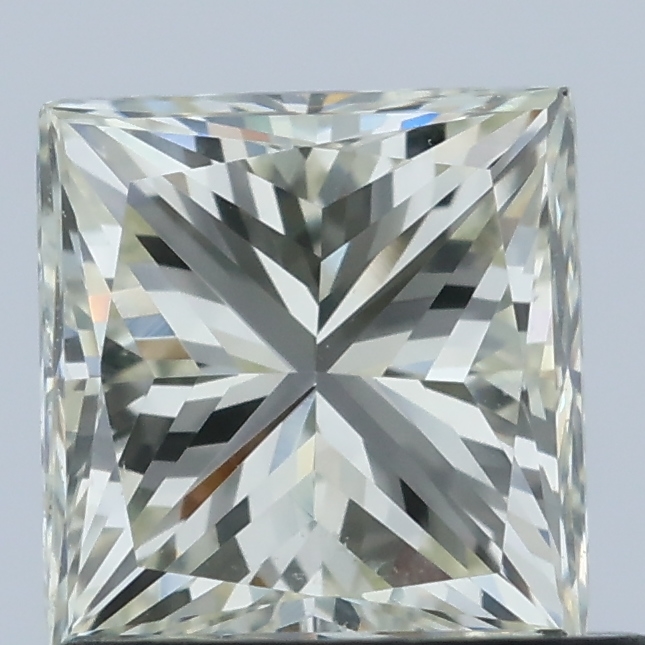 1 Carat Princess Cut Natural Diamond